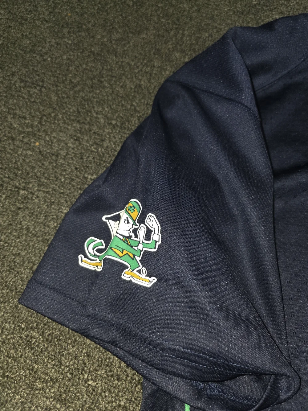 Rivalry Threads Notre Dame Irish Navy Jersey